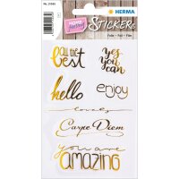 Herma Creative Sticker Amazing Goldfolie