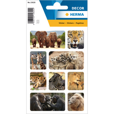 Herma DECOR Sticker TIERE AFRIKAS