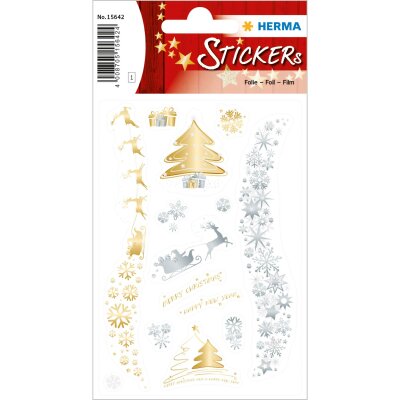 Herma Sticker CREATIVE Weihnachten Weihnachtszauber Folie 1 Bl