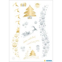 Herma Sticker CREATIVE Weihnachten Weihnachtszauber Folie 1 Bl