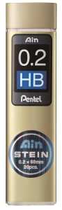 Pentel Feinmine AIN STEIN 0,2mm, 20St Feinmine AIN STEIN 0,2mm