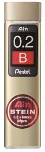 Pentel Feinmine AIN STEIN 0,2mm, 20St Feinmine AIN STEIN 0,2mm/B