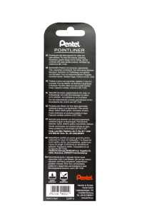 Pentel Set Permanent Fineliner sw, 5 Strichst.