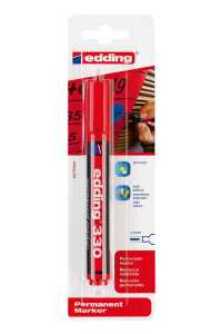 Edding Permanentmarker 330 1-5 mm rot 1er-Blister