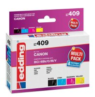 Edding Druckerpatronen Multipack EDD-409 4 Canon BCi-6CMYK