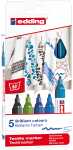 Edding Textilmarker 4500 2-3 mm 5er-Set cool colours