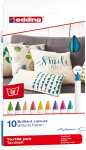 Edding Textilstift 4600 1 mm 10er-Set fun colours