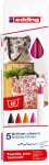 Edding Textilstift 4600 1 mm 5er-Set warm colours