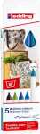 Edding Textilstift 4600 1 mm 5er-Set cool colours