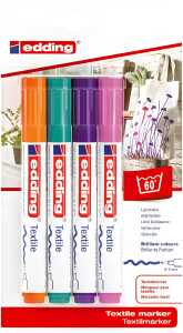 Edding Textilmarker 4500 2-3 mm 4er-Set fun