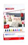 Edding Textilstift 4600 1 mm 10er-Set basic colours
