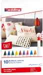 Edding Textilstift 4600 1 mm 10er-Set basic colours