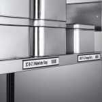 Durable Etikettenleiste 200x30mm 50St d.gr magnetisch