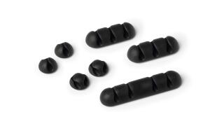 Durable Kabel-Clip Set d.gr 7St Inhalt: 2x1, 2x2, 2x3, 1x4