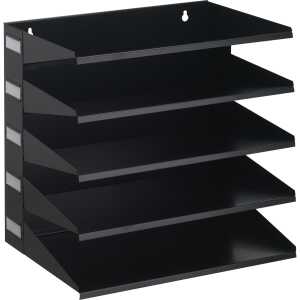 Durable Sortierreck 5tlg A4/ Folio sw aus Metall