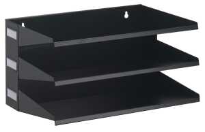 Durable Sortierreck 3tlg A4/Folio sw aus Metall