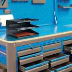 Durable Sortierreck 3tlg A4/Folio sw aus Metall