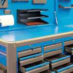 Durable Sortierreck 3tlg A4/Folio sw aus Metall