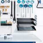 Durable Sortierreck 3tlg A4/Folio sw aus Metall