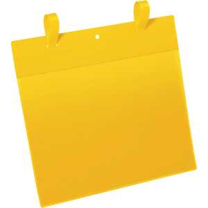 Durable Kennzeichnungstasche A4 ge 50St Querformat mit Laschen