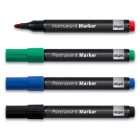 Sigel Permanent Marker farbl. sort. Rundspitze 1-3mm...