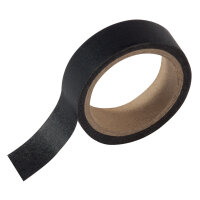 Sigel Masking Tape Klebeband auf Rolle Papier schwarz 10x16000x0,1mm