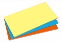 Sigel Static Notes gelb blau orange 100x200mm 3 Blocks...