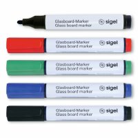 SIGEL GL730 Zubehör Starterset -  cm - für Glas-Magnetboards