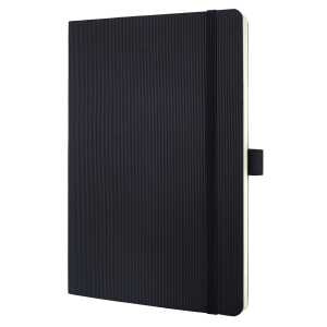 Notizbuch Conceptum - Uni punktkariert A5 schwarz Softcover 194 Seiten