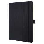 Notizbuch Conceptum - Uni punktkariert A5 schwarz Softcover 194 Seiten
