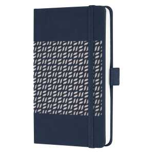 Notizbuch Jolie midnight blue liniert 80 g/m² A6 Hardcover 174 Seiten
