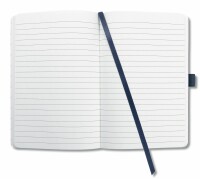 SIGEL JN204 Notizbuch Jolie - midnight blue - liniert - 80 g/m² - ca. A6 - dunkelblau - Hardcover - 174 Seiten - FSC-zertifiziert