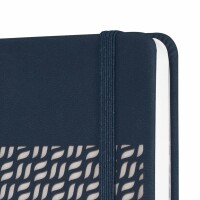 SIGEL JN204 Notizbuch Jolie - midnight blue - liniert - 80 g/m² - ca. A6 - dunkelblau - Hardcover - 174 Seiten - FSC-zertifiziert