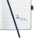 Notizbuch Jolie midnight blue liniert 80 g/m² A6 Hardcover 174 Seiten