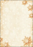 SIGEL DP234 Weihnachts-Motiv-Papier - Sterne - gold - 90...