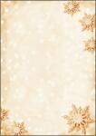 SIGEL Weihnachts-Motiv-Papier - Sterne - gold - 90...