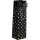 Geschenktasche Flasche - schwarz/silber/gold - Sterne 10 x 35 x 8 cm
