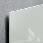 Glas-Whiteboard Artverum - grau - 100 x 100 x 1,80 cm