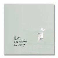 SIGEL GL203 Glas-Whiteboard Artverum - grau - 100 x 100 x...