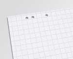 Flipchart-Block - weiß - kariert 680 x 990 mm - 80 g/m² - 100 Blatt