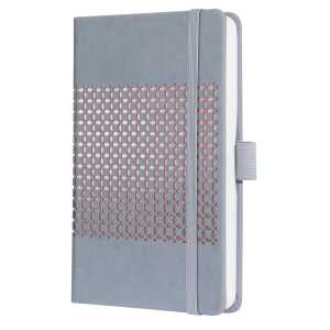 Notizbuch Jolie - glacier grey liniert 80 g/m² A6 Hardcover 174 Seiten
