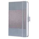 Notizbuch Jolie - glacier grey liniert 80 g/m² A6 Hardcover 174 Seiten