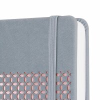 SIGEL JN208 Notizbuch Jolie - glacier grey - liniert - 80 g/m² - ca. A6 - grau - Hardcover - 174 Seiten - FSC-zertifiziert