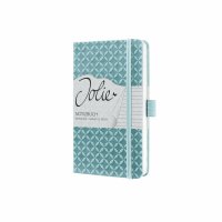 SIGEL JN118 Notizbuch Jolie - sky blue - liniert - 80 g/m² - ca. A6 - hellblau - Hardcover - 174 Seiten - FSC-zertifiziert