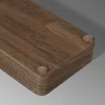 SIGEL VA202 Visitenkarten-Aufsteller für bis zu 30 Visitenkarten braun