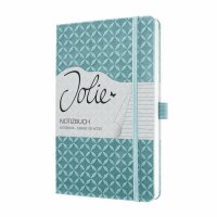 SIGEL JN119 Notizbuch Jolie - sky blue - liniert - 80 g/m² - ca. A5 - hellblau - Hardcover - 174 Seiten - FSC-zertifiziert