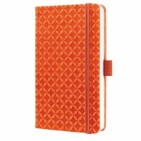 SIGEL JN124 Notizbuch Jolie - pumpkin orange - liniert - 80 g/m² - ca. A6 - orange - Hardcover - 174 Seiten - FSC-zertifiziert