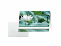 SIGEL DS103 Trauer-Karten - Water Lily -...