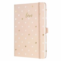 SIGEL JN335 Notizbuch Jolie - Rose Love - liniert - 80...