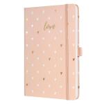 SIGEL Notizbuch Jolie DIN A5 liniert rosa 87 Bl.